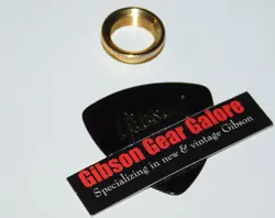 GIBSON LES PAUL SWITCH NUT GOLD RECESSED STANDARD TOGGLE MOUNTING GUITAR PARTS U