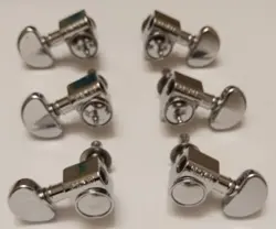 GIBSON LES PAUL STANDARD GROVER 3X3 GUITAR TUNERS KIDNEY CHROME TUNER SET LP