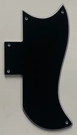 FOR FIT GIBSON SG 61 REISSUE STYLE GUITAR PICKGUARD 3 PLY BLACK