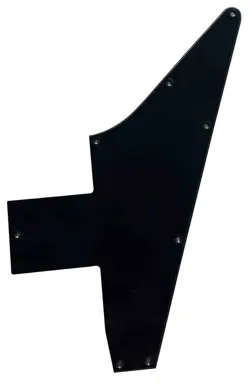 CUSTOM FOR GIBSON 76 EXPLORER RE-ISSUE STYLE BLANK GUITAR PICKGUARD,1 PLY BLACK