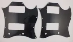 BLACK 5 PLY SG SPECIAL SCRATCH PLATE TO FIT GIBSON SG GUITAR HUMBUCKERS OR P90