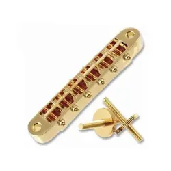 BRIDGE SUNG-IL STYLE GIBSON TUNE-O-MATIC INSERT DIRECT M4 GOLD