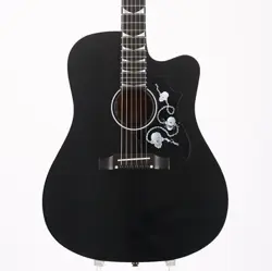 GIBSON DAVE MUSTAINE SONGWRITER SIGNED EBONY