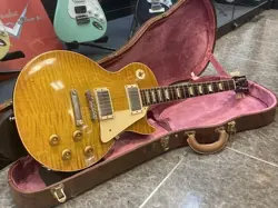 GIBSON CUSTOM SHOP 1960 LES PAUL STANDARD VOS LEMON DROP 2019 ELECTRIC GUITAR