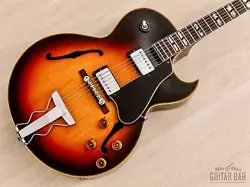 1968 GIBSON ES-175 D VINTAGE ARCHTOP ELECTRIC GUITAR SUNBURST W/ PAT # PICKUPS