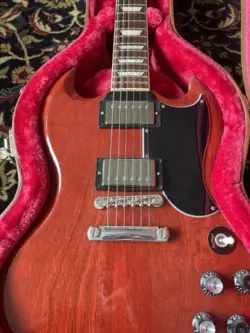 GIBSON USA SG '61 REISSUE, 2020, CHERRY RED, WITH OHSC