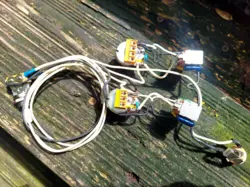 GIBSON SOLDERLESS FIREBIRD WIRING HARNESS BOURNS 500K 2 PUSH PULLS COIL SPLIT