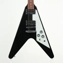 GIBSON FLYING V HIGH PERFORMANCE 2017 MOD EBONY USED ELECTRIC GUITAR