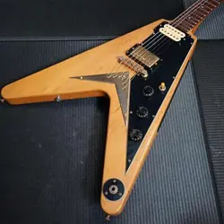 GIBSON 1981-83 HERITAGE SERIES FLYING V KORINA NATURAL USED ELECTRIC GUITAR