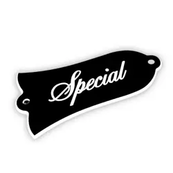 PARTS FOR US GIBSON LES PAUL 'SPECIAL' TRUSS ROD COVER PLATE , 2PLY BLACK