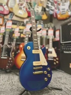 GIBSON LES PAUL STUDIO GEM SERIES SAPPHIRE BLUE MADE IN USA 1997 ELECTRIC GUITAR