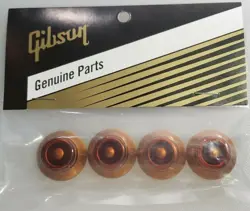 GIBSON AMBER TOP HAT KNOB SET USA GENUINE LES PAUL BRAND NEW