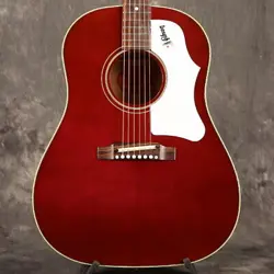 NEW GIBSON / 1960S J-45 ORIGINAL ADJUSTABLE SADDLE WINE RED S/N 21424044 GUITAR