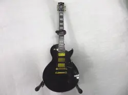 GIBSON LES PAUL CUSTOM EBONY 1 4 SCALE MINI GUITAR MODEL GG-123AH