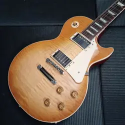 GIBSON EXCLUSIVE LES PAUL STANDARD 50S FIGURED TOP DIRTY LEMON BURST