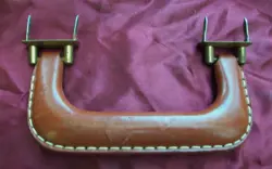 VINTAGE  1950S GIBSON / LIFTON  GUITAR CASE HANDLE WITH MOUNTING BRACKETS