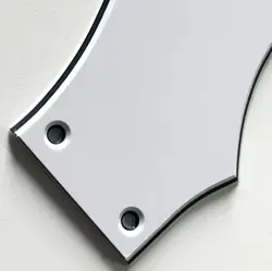 RIGHT-HAND GUITAR TRUSS ROD COVER PICKGUARD WITH LOGO FOR GIBSON FIREBIRD GUITAR