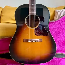 1990 GIBSON ADVANCED JUMBO VINTAGE BURST W/OSHC
