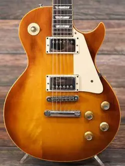 GIBSON 1976 LES PAUL DELUXE  LARGE HUMBUCKERS USED ELECTRIC GUITAR