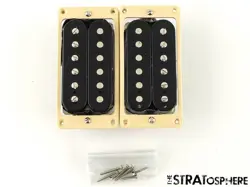 USA GIBSON LP LES PAUL STANDARD 50S FADED BURSTBUCKER PICKUP SET, ALNICO II.
