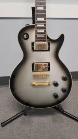 SAMICK LES PAUL SILVERBURST COPY WITH GIBSON PICKUPS.