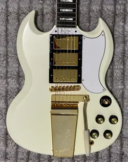 EPIPHONE INSPIRED BY GIBSON CUSTOM 1963 SG CUSTOM WITH MAESTRO VIBROLA PRISTINE!