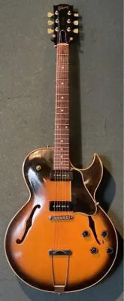 SEMI-ACOUSTIC ELECTRIC GUITAR GIBSON ES-135 SUNBURST MADE IN USA WITH HARD CASE