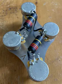 GIBSON LES PAUL 1956-61 WIRING .022 EMERSON BUMBLEBEE CAPS 500K CTS SWITCHCRAFT