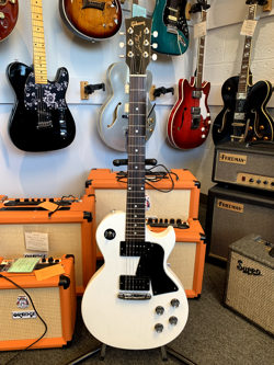 GIBSON LES PAUL SPECIAL TRIBUTE HUMBUCKER -WORN WHITE W/ GIBSON GIGBAG