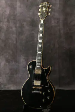 GIBSON LES PAUL CUSTOM EBONY 1971 SAFE DELIVERY FROM JAPAN