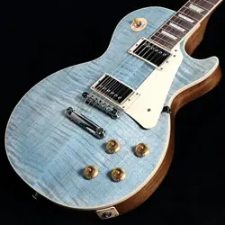 GIBSON USA / LES PAUL STANDARD 50S FIGURED TOP OCEAN BLUE S/N: 219240226 GUITAR