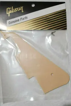 GIBSON® LES PAUL STANDARD CREAM PICKGUARD W/SCREWS CREME GENUINE USA NEW 