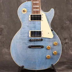 GIBSON USA / LES PAUL STANDARD 50S FIGURED TOP OCEAN BLUE S/N 227530169 GUITAR