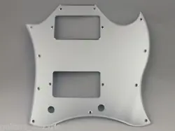 SILVER MIRROR SCRATCH PLATE TO FIT GIBSON SG SPECIAL STYLE ELECTRIC GUITARS
