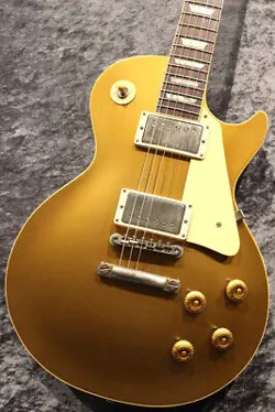 GIBSON CUSTOM SHOP 1957 LES PAUL GOLD TOP REISSUE VOS DOUBLE GOLD TOP DARK BACK