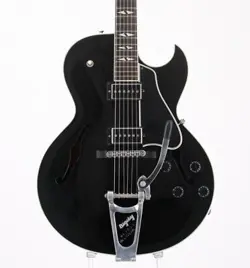 GIBSON MEMPHIS ES-195 EBONY [SN ME301011]