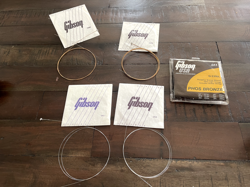 4 GIBSON GUITAR STRINGS PHOS BRONZE 1A11 1A14 THIRD FIFTH STRINGS