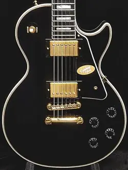 EPIPHONE INSPIRED BY GIBSON CUSTOM LES PAUL CUSTOM -EBONY- 2408522858 4.37KG