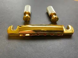 NEW/VINTAGE GIBSON GOLD STOP TAILPIECE MID 70'S-GOLD-ORIG KALAMAZOO WRAPPING!