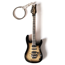 MINI LLAVERO GUITARRA  DORADA