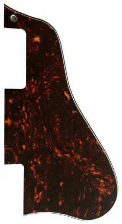 GUITAR PARTS FOR GIBSON ES-335 SHORT GUITAR PICKGUARD 4 PLY BROWN TORTOISE