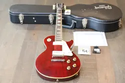 OWNED & SIGNED BY MIKE NESS! 1976 GIBSON LES PAUL DELUXE BURGUNDY   COA CASE