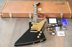 HAND SIGNED! 2018 GIBSON LZZY HALE DARK EXPLORER BLACK EBONY   OHSC