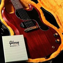 GIBSON CS: MURPHY LAB 1963 SG JUNIOR LIGHTNING BAR ULTRA LIGHT AGED
