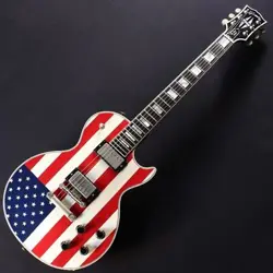 GIBSON CUSTOM SHOP LES PAUL CUSTOM STARS & STRIPES  029828
