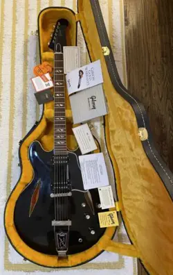 GIBSON CUSTOM SHOP 1964 TRINI LOPEZ STANDARD VOS EBONY USED ELECTRIC GUITAR