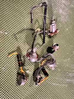 ORIGINAL VINTAGE 1959 GIBSON COMPLETE CENTRALAB/SPRAGUE WIRING HARNESS