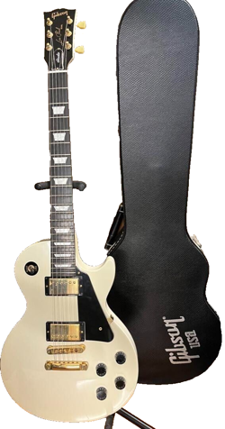 GIBSON USA LES PAUL STUDIO 2011 MODEL ALPINE WHITE EBONY FRETBOARD W/HARD CASE