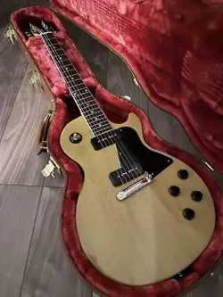 GIBSON ELECTRIC GUITAR LES PAUL SPECIAL TV YELLOW 3.45KG W/HARD CASE USED