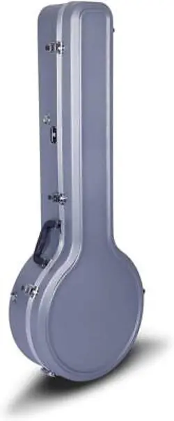 CROSSROCK ABS MOLDED HARDSHELL CASE FOR 5-STRING RESONATOR GIBSON TENOR BANJO